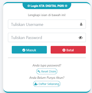 Register PGRI Singkawang - Persatuan Guru Republik Indonesia Cabang Singkawang